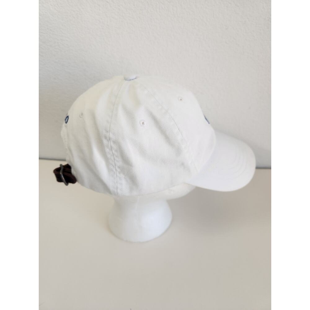 Vintage Polo Ralph Lauren White Hat One Size Unisex - Picture 2 of 9